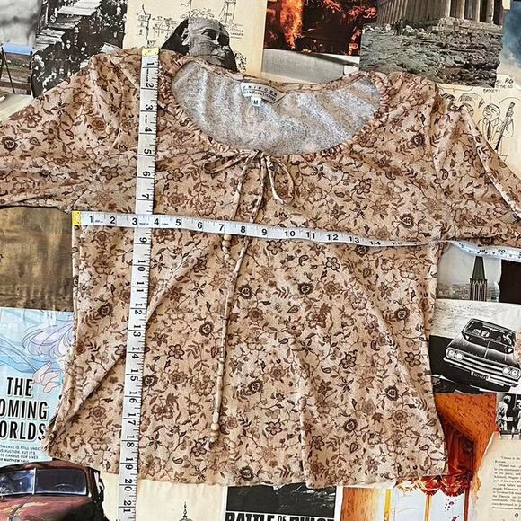 Vintage Floral Blouse Womens John Paul Richard - Picture 5 of 6